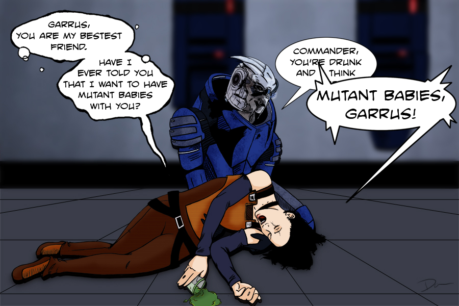 I said Mutant Babies Garrus! I said Mutant Babies Garrus!